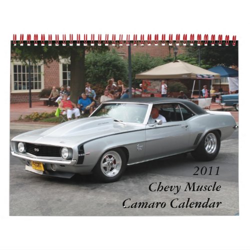 2011 Chevy Muscle Camaro Calendar