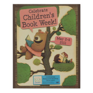 2011 Children's Book Week Poster Faux Canvas Print