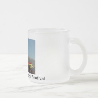 2011 Colorado Balloon Festival Frosted Glass Coffee Mug