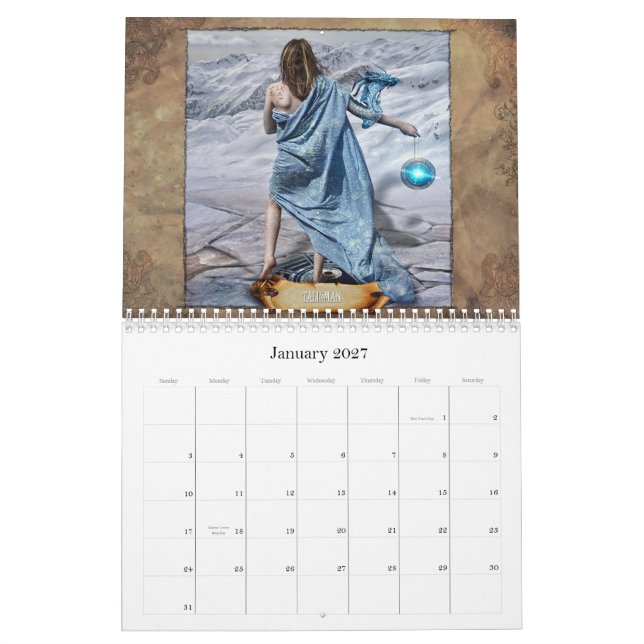 2011 Enchanted Map Calendar (Jan 2027)