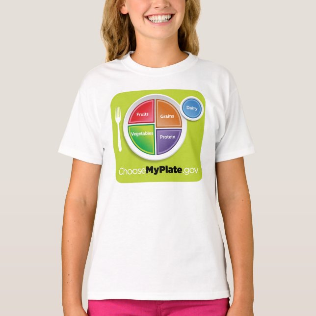 2011 Food Pyramid Choose My Plate shirt (Front)
