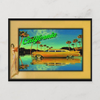 2011 golden limo postcard