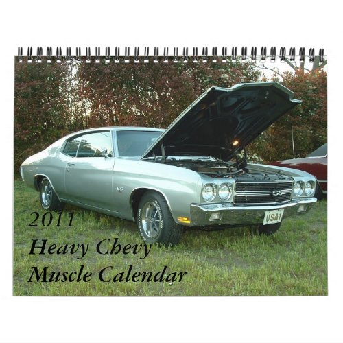 2011 Heavy Chevy Muscle Calendar