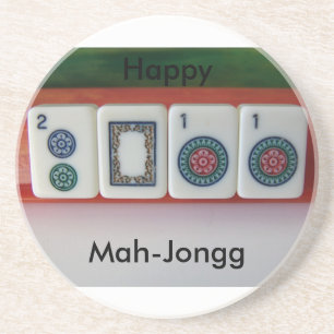2011 Mah-Jongg Sandstone Coaster