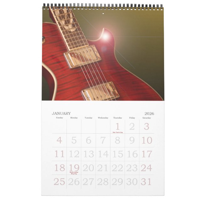 2011 music calendar (Jan 2026)