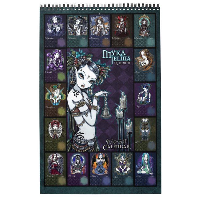 2011 Myka Jelina Art Calendar (Cover)