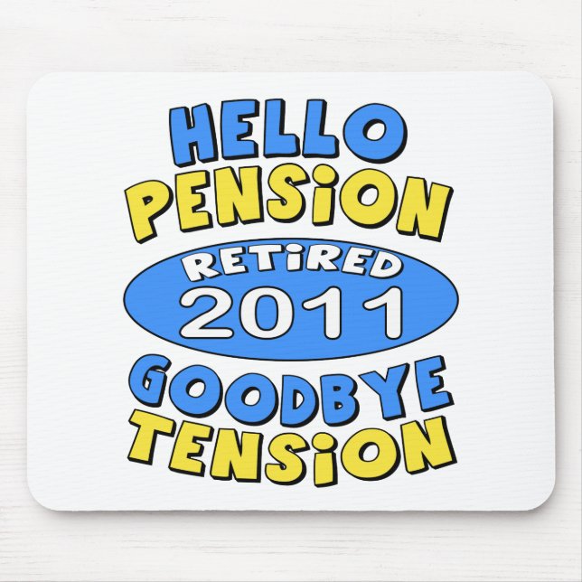 2011 Retirement Mouse Pad (Front)