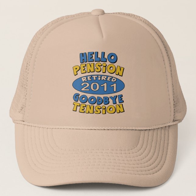2011 Retirement Trucker Hat (Front)