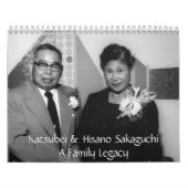 2011 Sakaguchi Family Calendar (Cover)
