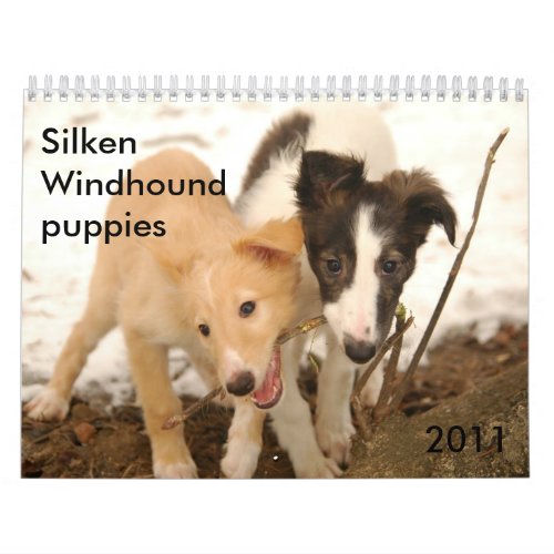 2011 Silken Windhound puppies Calendar