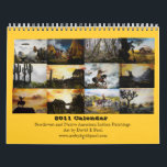 2011 Southwest and Native American Indian Art Calendar<br><div class="desc">Collection of artwork with southwest and Native American Oil paintings by David E Paul.</div>