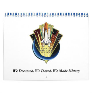 2011 Space Shuttle Tribute calendar