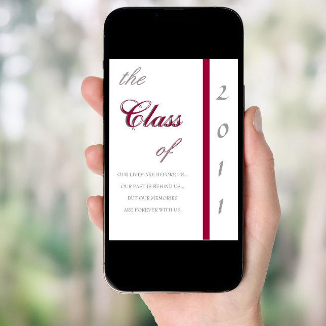 2011 Traditional Graduation Invitation (Front Digital)