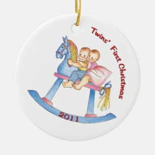 2011 Twins FIrst Christmas Ornament