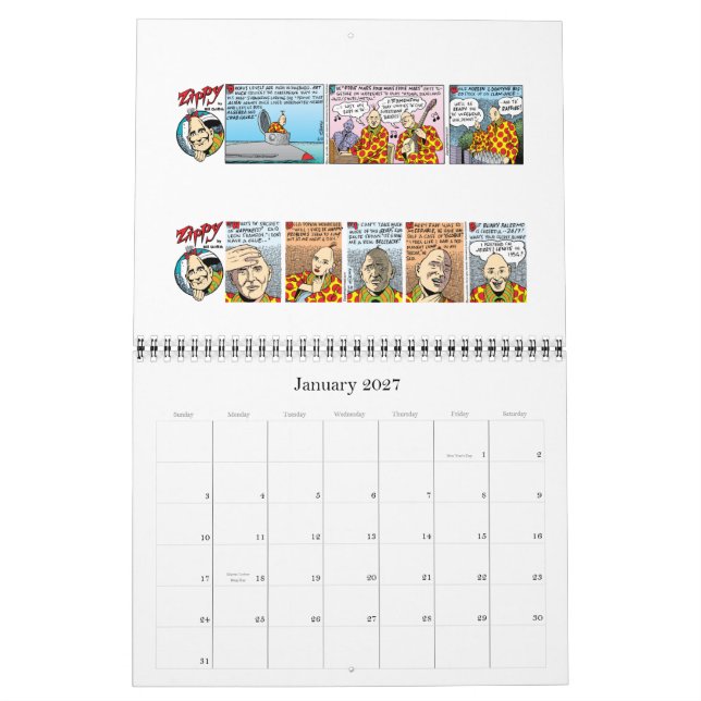 2011 Zippy Calendar (Jan 2027)