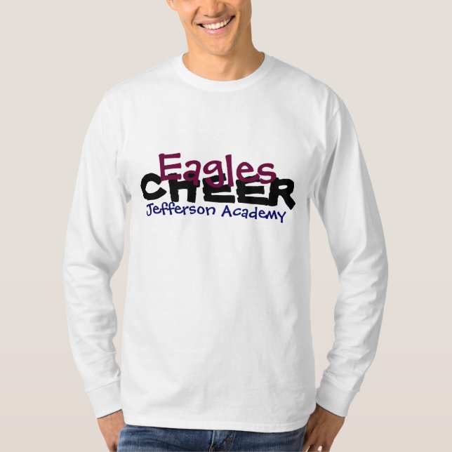 2012-13 Jefferson Academy Personalized Cheer DAD T-Shirt (Front)