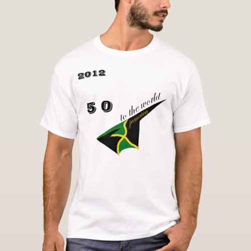 2012 50 Jamaica Indi Olympic Tshirt