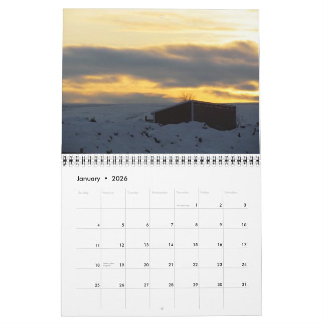 2012: A Year In The Mountains Calendar (Jan 2026)