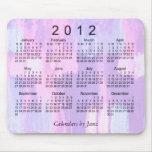 2012 Abstract Calendar Mouse Pad