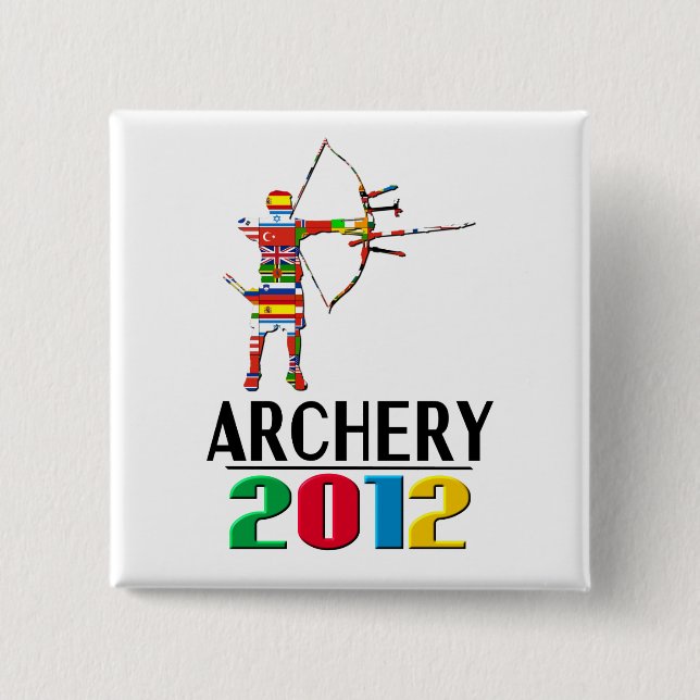 2012: Archery Pinback Button (Front)