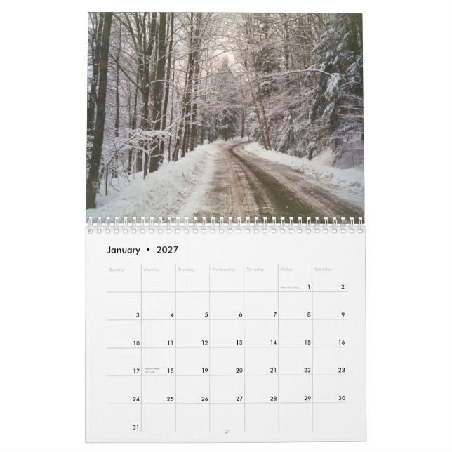 2012 Calendar (Jan 2027)