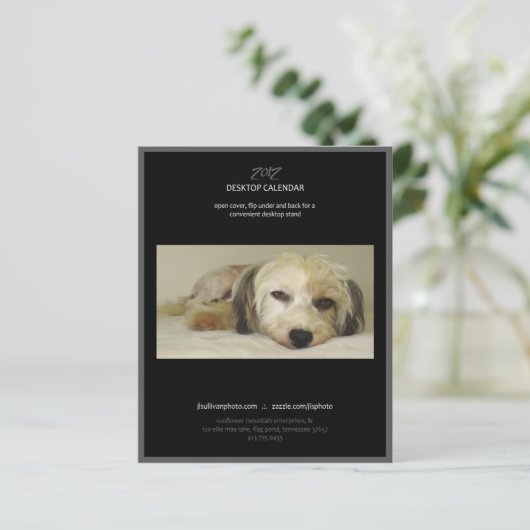 2012 calendar back cover (Standing Front)