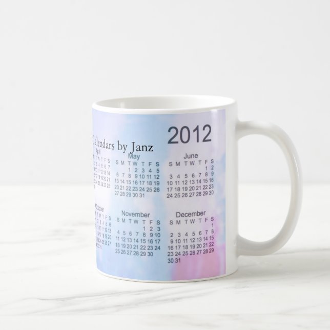 2012 Calendar Coffee Mug (Right)