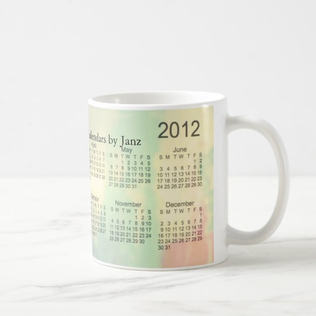 2012 Calendar Coffee Mug (Right)