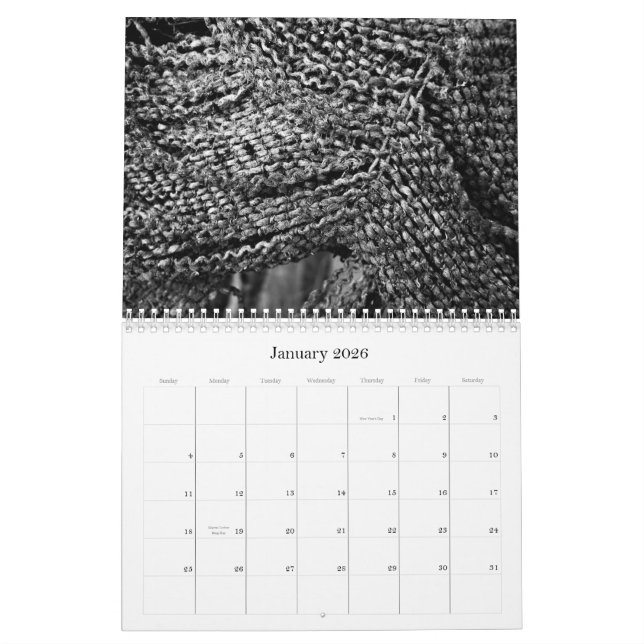 2012 Calendar - Organic abstract (Jan 2026)