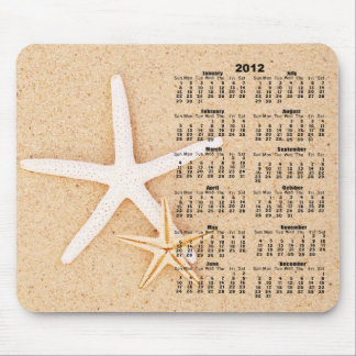 2012 Calendar - Starfish Mousepad