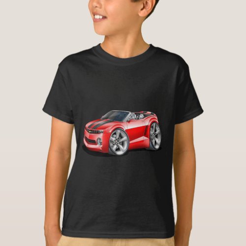 2012 Camaro Red_Black Convertible T_Shirt
