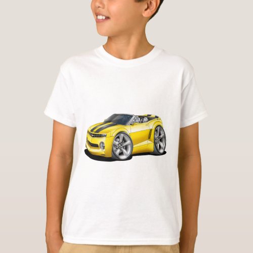 2012 Camaro Yellow-Black Convertible T-Shirt