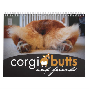 2012 Corgi Butts & Friends Wall Calendar