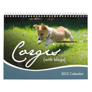 2012 Corgis (with blogs) Wall Calendar