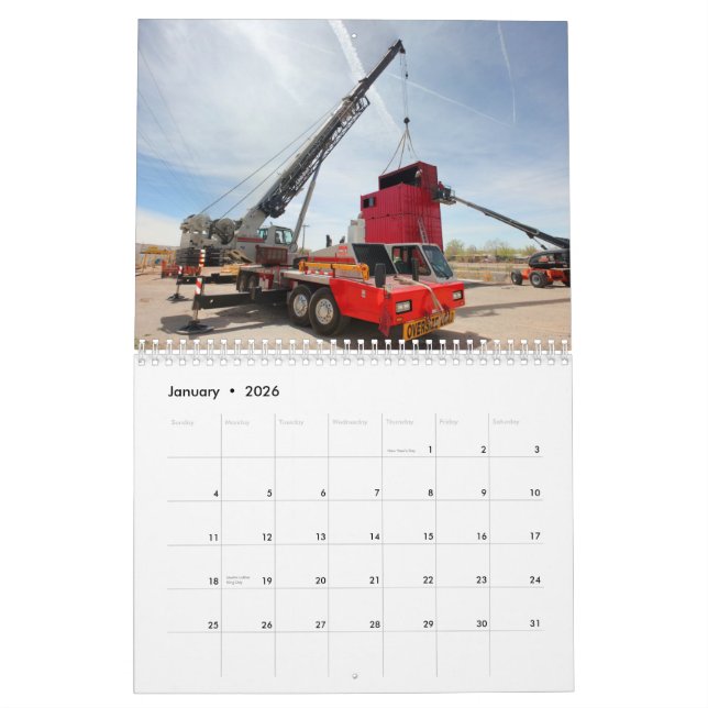 2012 Crane Service, Inc Calendar (Jan 2026)