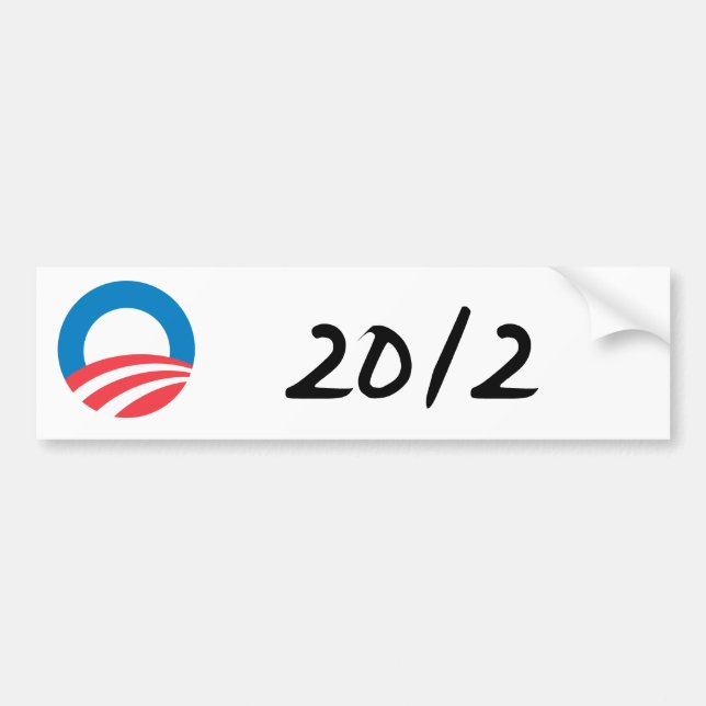 2012 cursive black bumper sticker (Front)