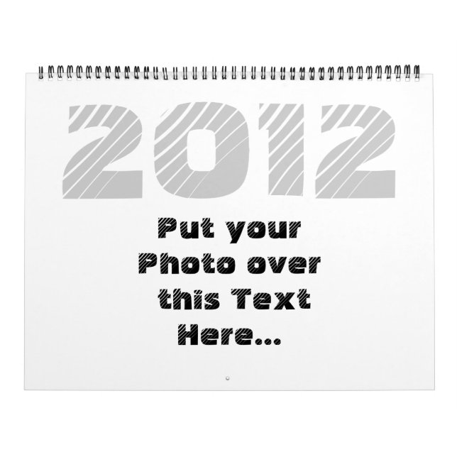 2012 Customizable Calendar (Cover)