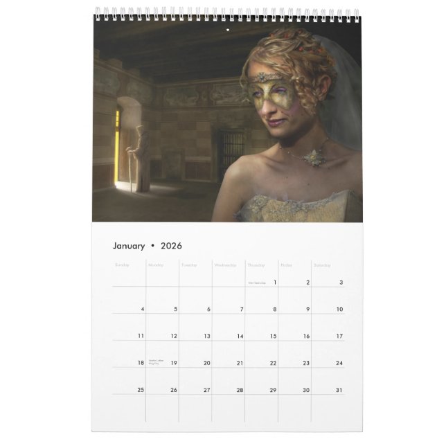 2012 Digital Surreal & Fantasy Art - Wall Calendar (Jan 2026)