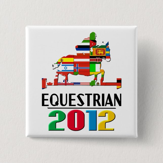 2012: Equestrian Button (Front)