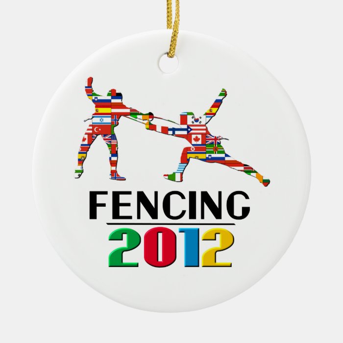 2012 Fencing Ornament