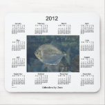 2012 Fish Calendar Mouse Pad
