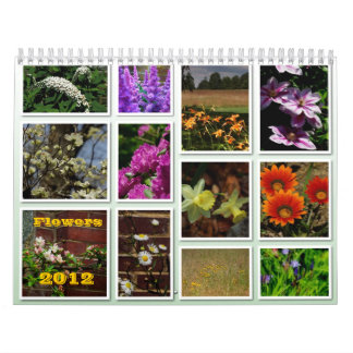 2012 Flower Calendar