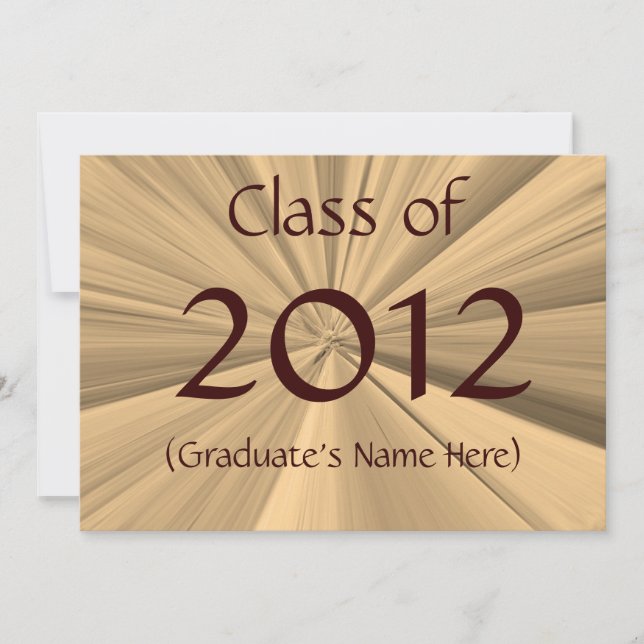2012 Graduation Announcement (Front)