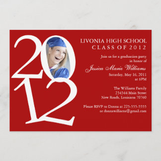 2012 Graduation Party Invitation