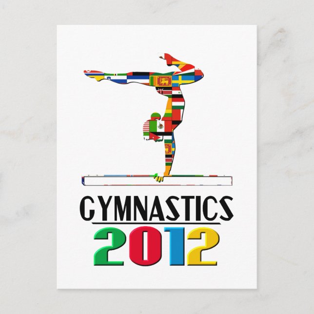 2012: Gymnastics Postcard (Front)