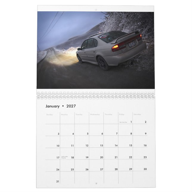2012 LegacyGT.com Members Calendar (Jan 2027)