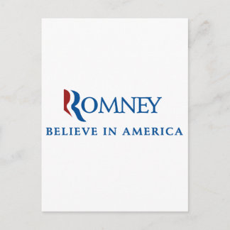 2012 Mitt Romney Postcard