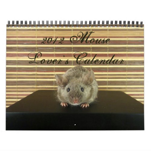 2012 Mouse Lovers Calendar