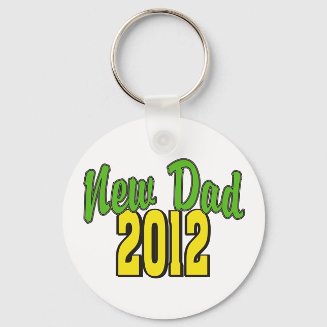 2012  New Dad Keychain (Front)
