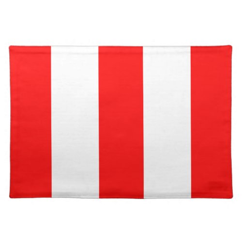2012 New Red  White Stripe Placemat Gift